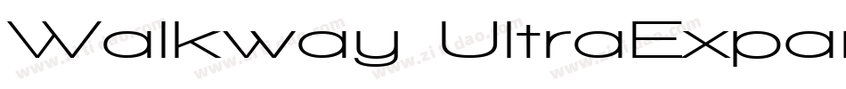 Walkway UltraExpand字体转换